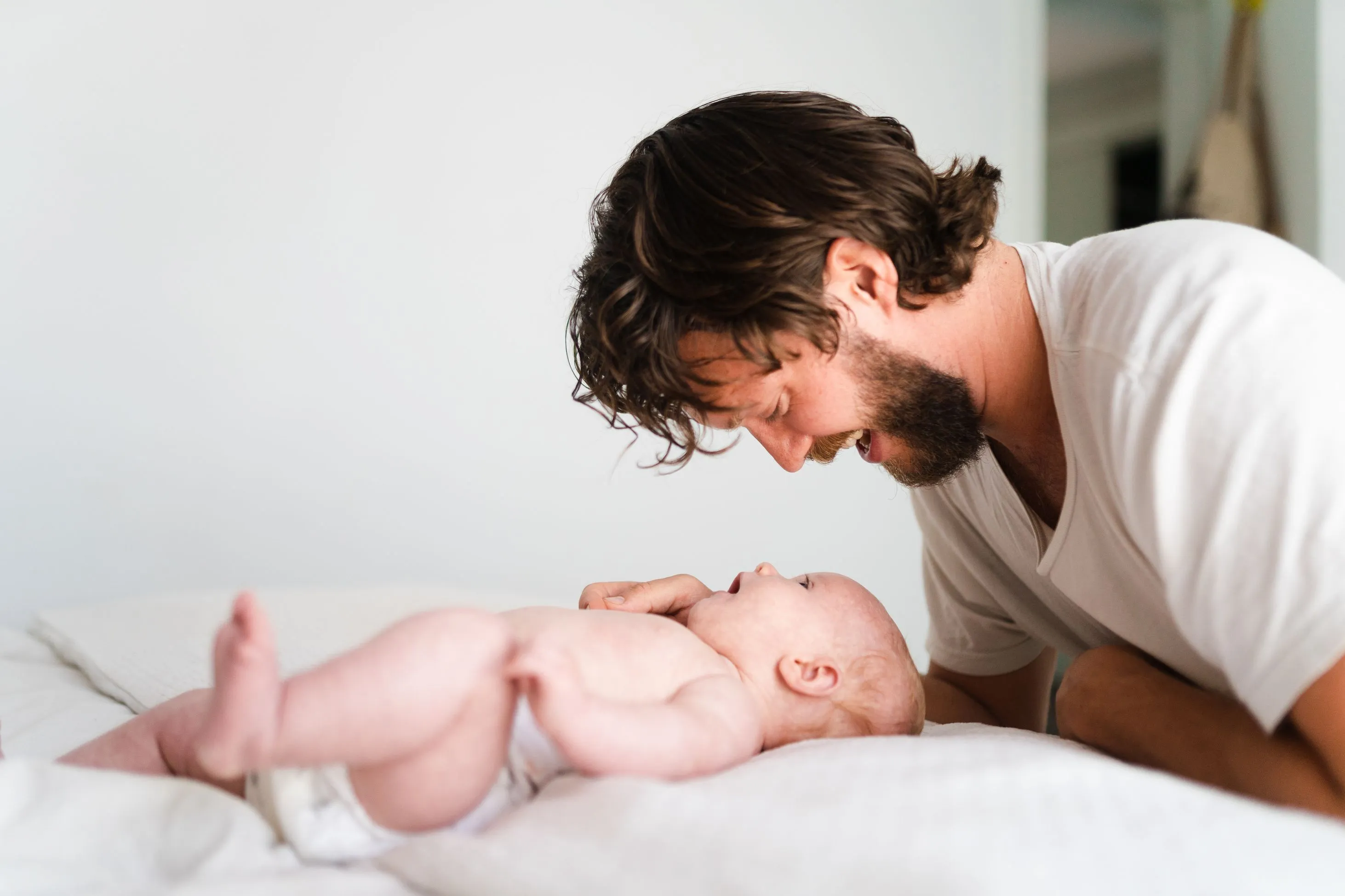 A joyful family moment.